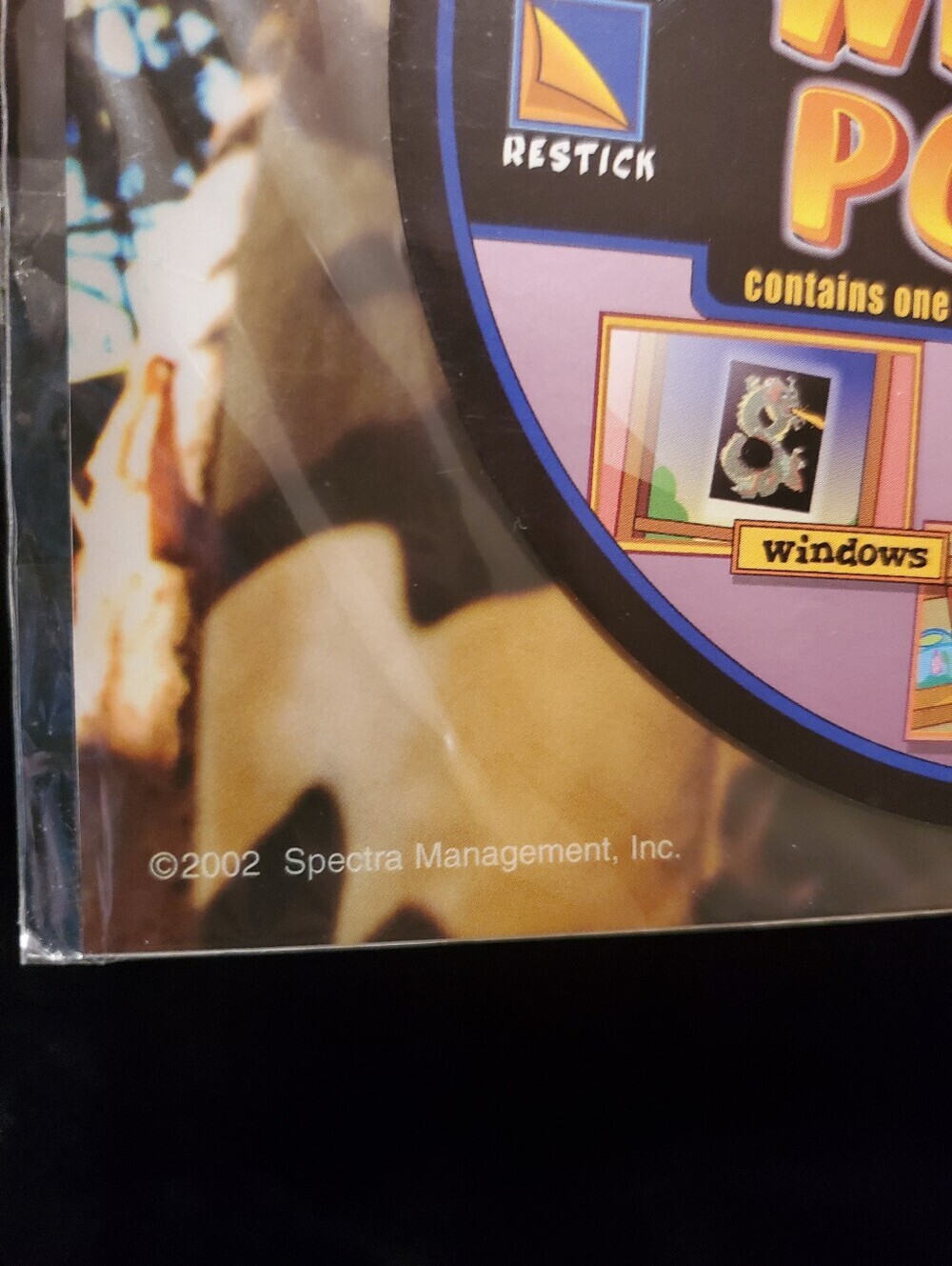 Vintage AARON CARTER Window Poster Y2K Rickos Stickos Brand New Sealed 16x11 - Picture 3 of 4